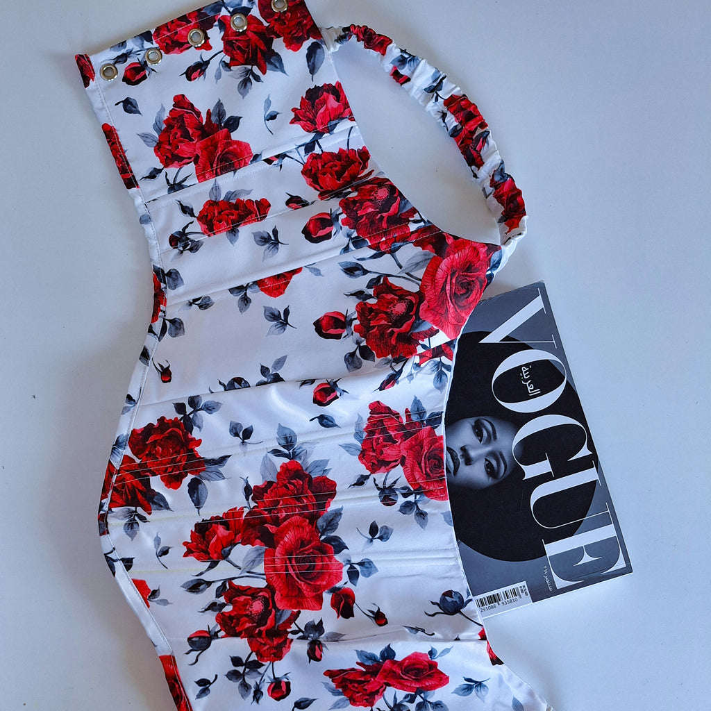 Rose flower Corset