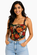Tapestry Corset Top