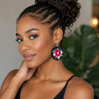 Bouquet flower earrings