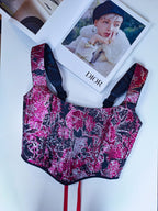Brocade Corset Top