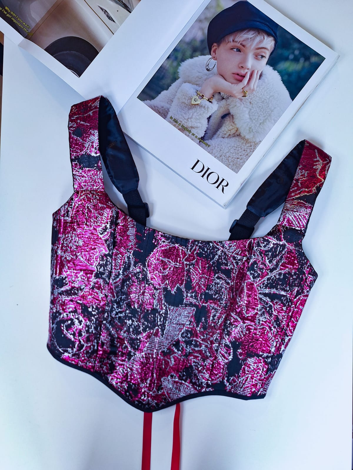 Brocade Corset Top