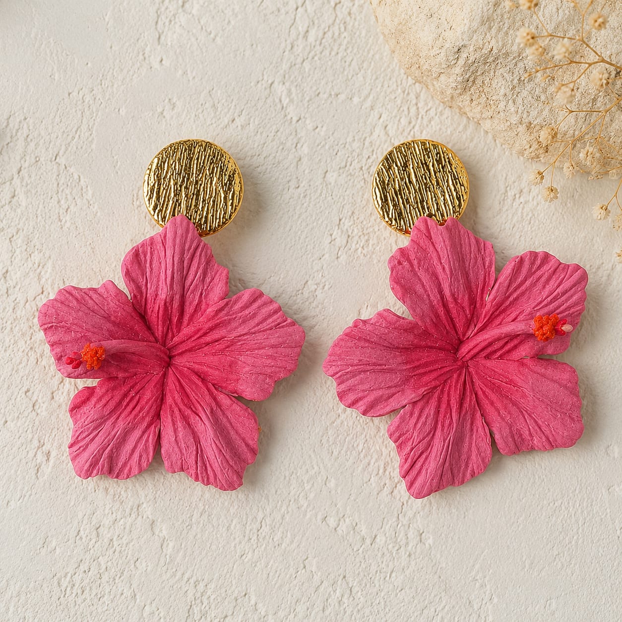 Hibiscus Earrings
