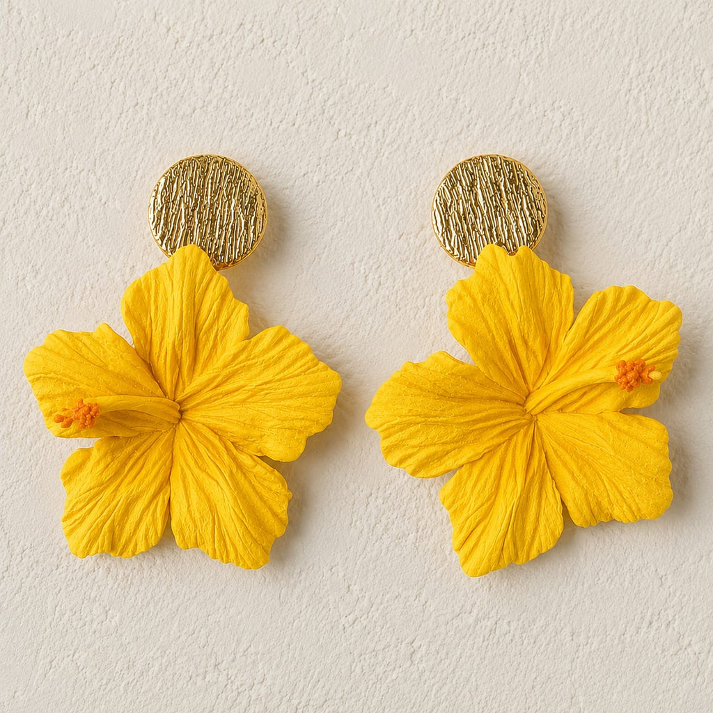 Hibiscus Earrings