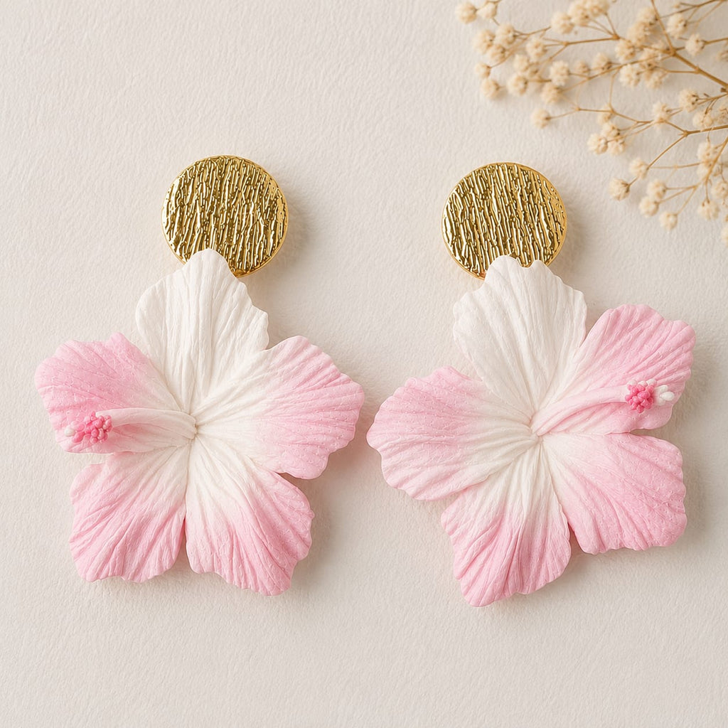Hibiscus Earrings