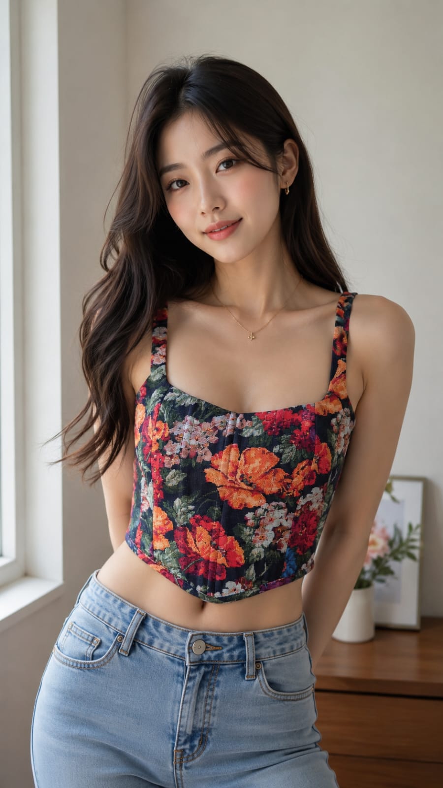 Tapestry Corset Top