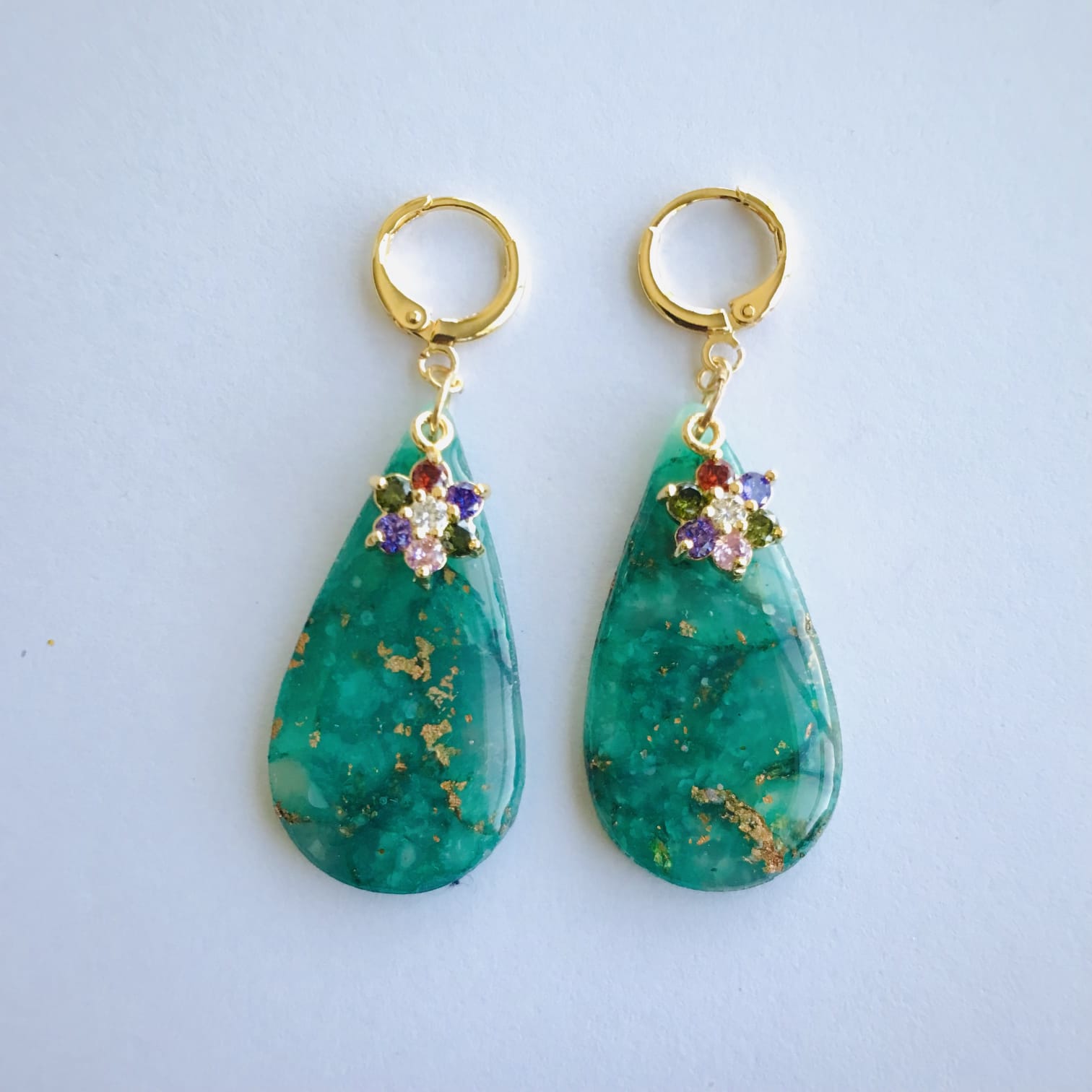 Ocean Breeze Floral Earrings