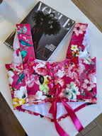 Floral corset top