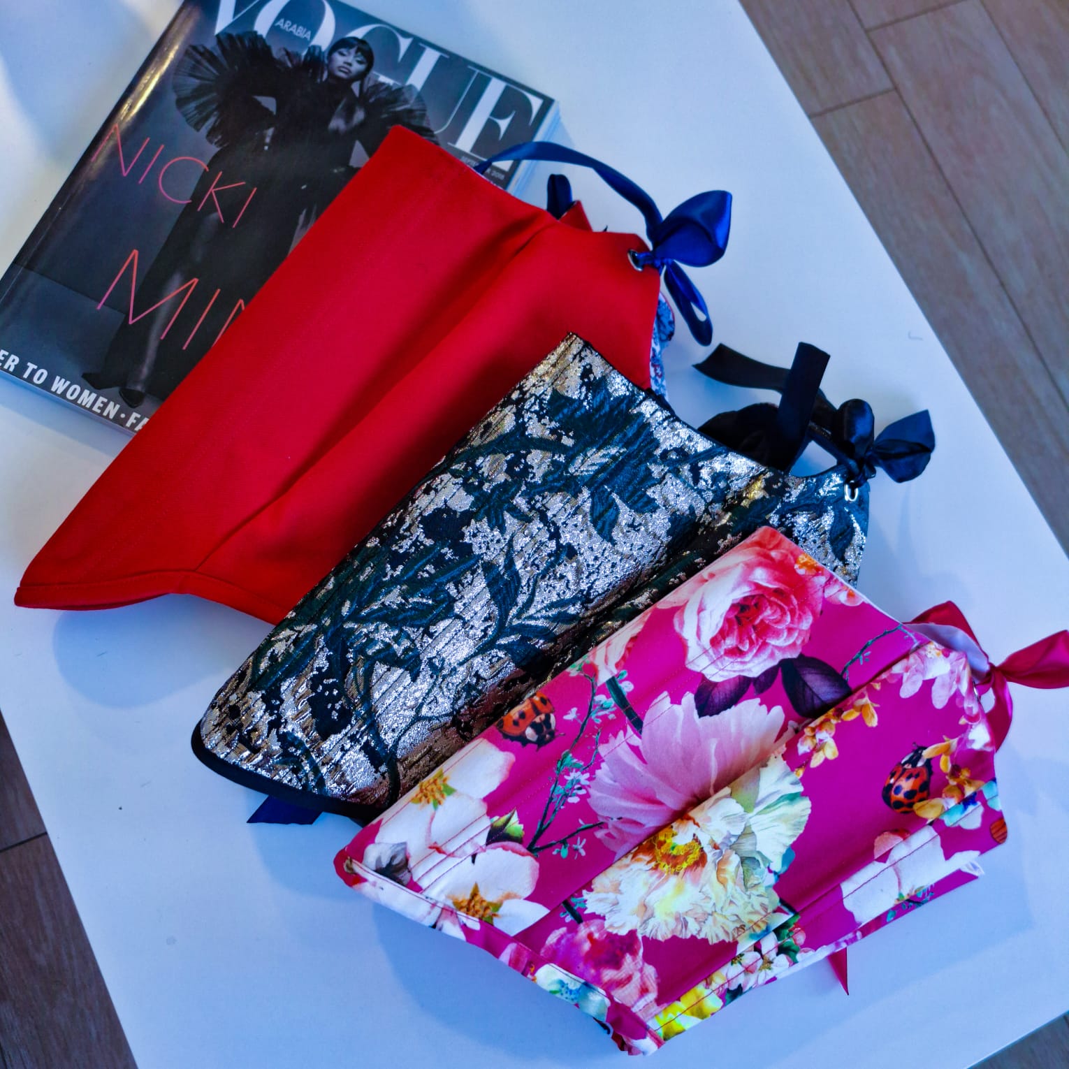 Floral corset top