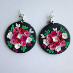Bouquet flower earrings