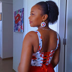 Rose flower Corset
