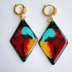 Acrylic Color Earrings