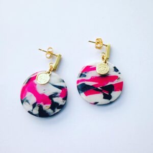 Gracie print earrings