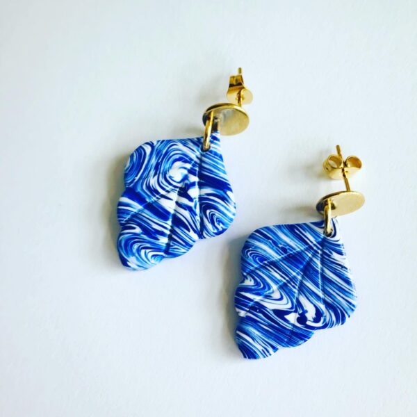 Blue wave Earrings