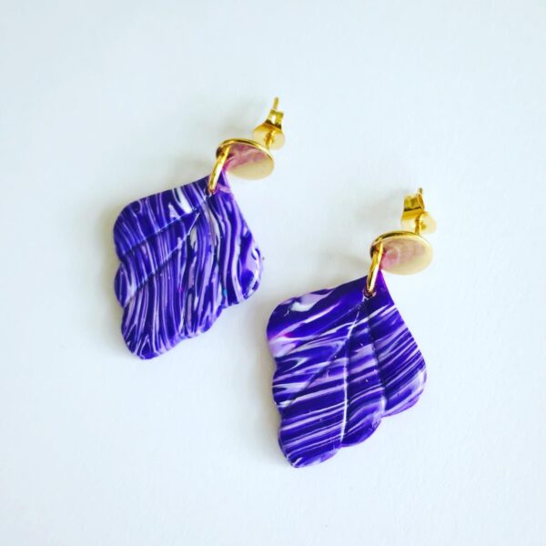 Purple Earrings