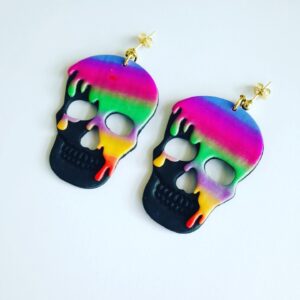 skeleton earrings