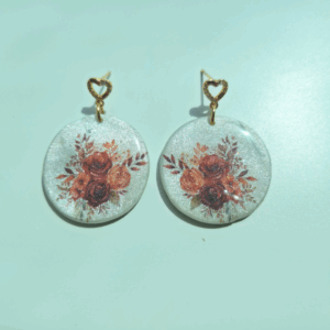 Flower bouquet earrings