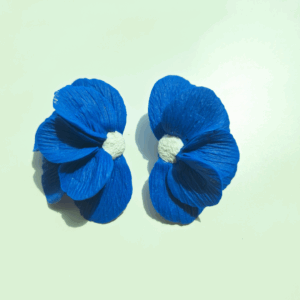 Blue Flower earrings